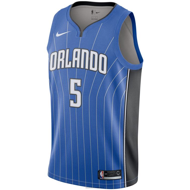 NBA 00F2L1483 maglia orlando magic mohamed bamba nike royal swingman