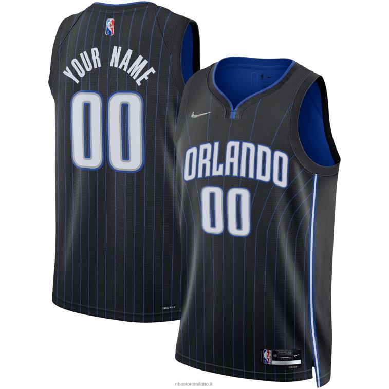 NBA 00F2L1878 orlando magic nike black diamond swingman maglia personalizzata