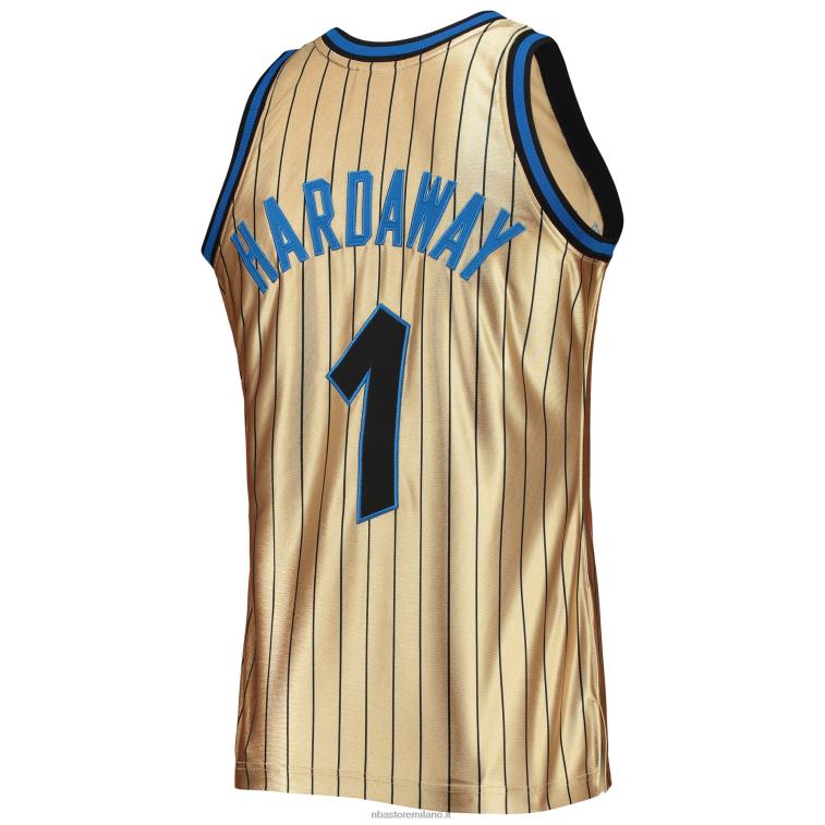 NBA 00F2L2011 orlando magic penny hardaway oro 75° anniversario 1993-94 hardwood classics swingman jersey