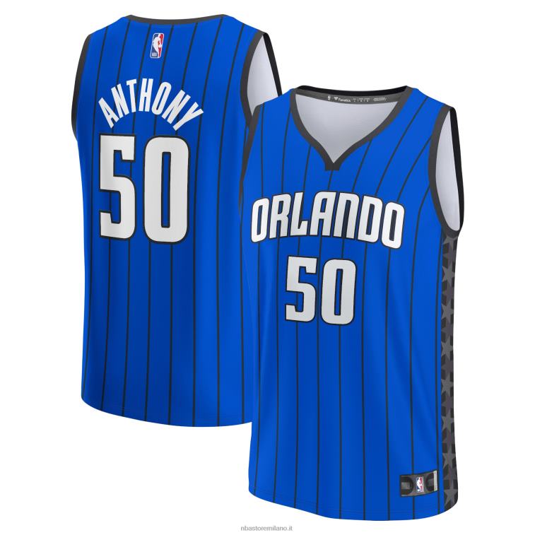 NBA 00F2L2638 maglia orlando magic cole anthony blu contropiede replica