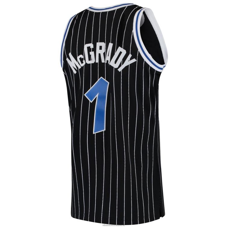 NBA 00F2L371 orlando magic tracy mcgrady mitchell & ness black hardwood classici maglia swingman