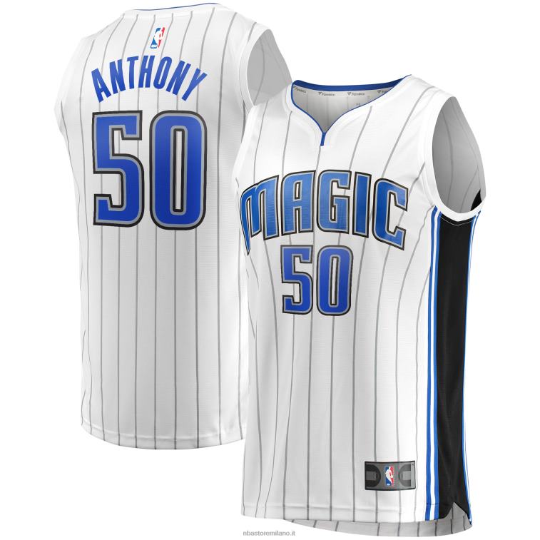 NBA 00F2L3991 maglia orlando magic cole anthony bianca contropiede replica