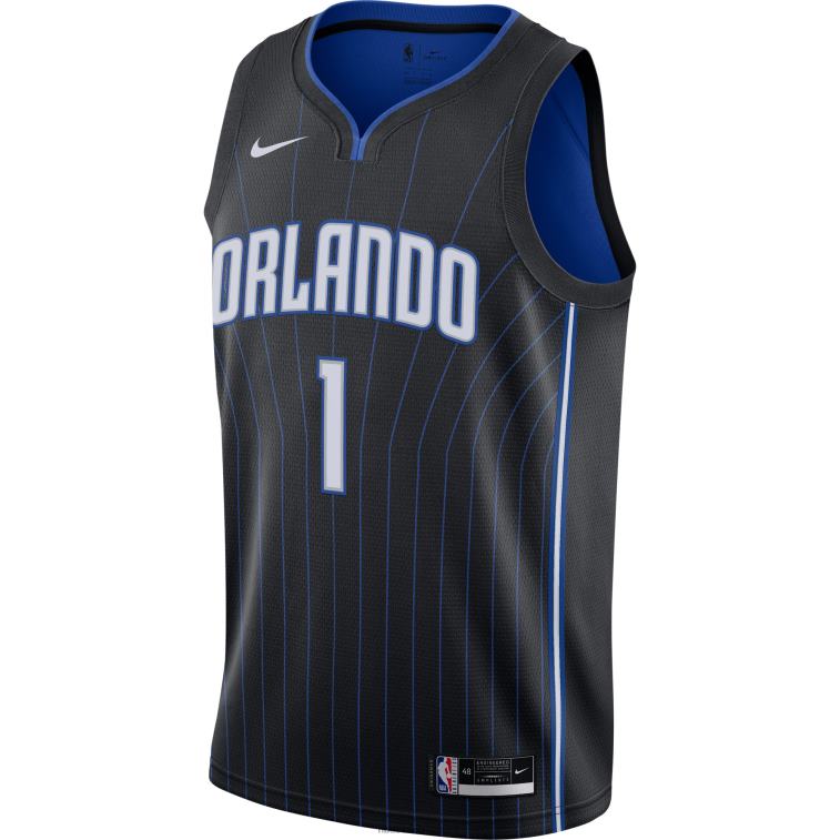NBA 00F2L4788 orlando magic jonathan isaac nike maglia swingman nera