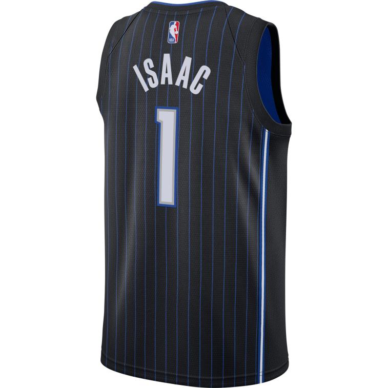 NBA 00F2L4788 orlando magic jonathan isaac nike maglia swingman nera