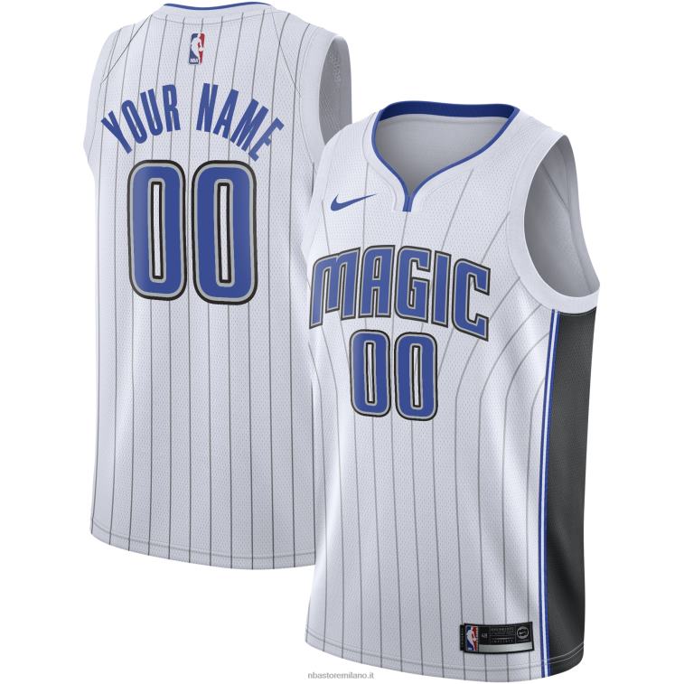 NBA 00F2L4847 orlando magic nike maglia bianca swingman personalizzata