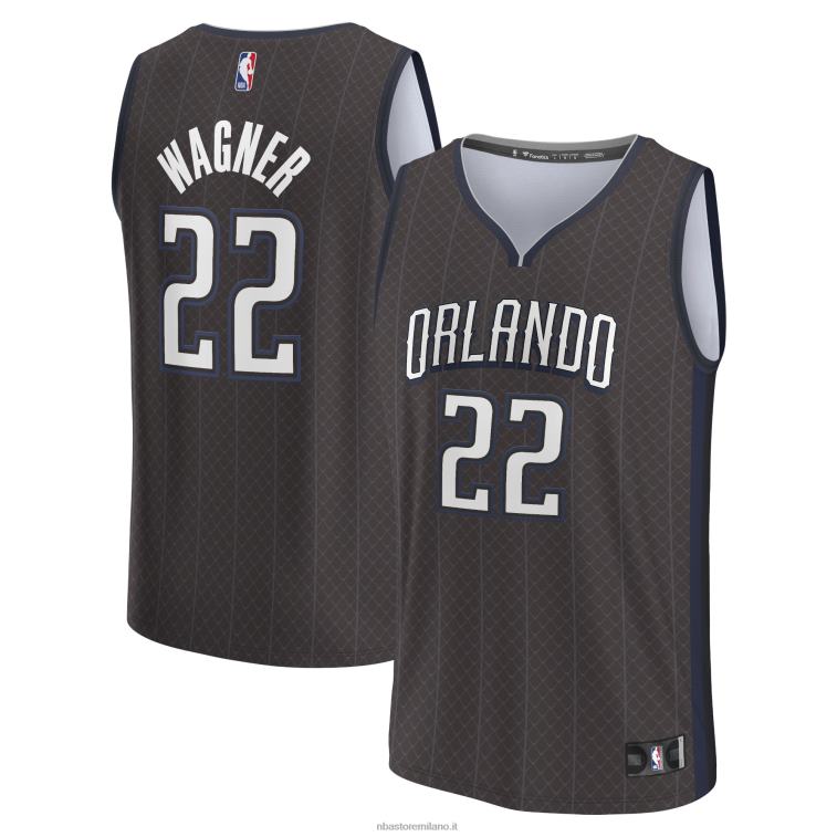 NBA 00F2L5361 orlando magic franz wagner maglia fastbreak nera