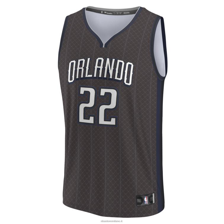 NBA 00F2L5361 orlando magic franz wagner maglia fastbreak nera
