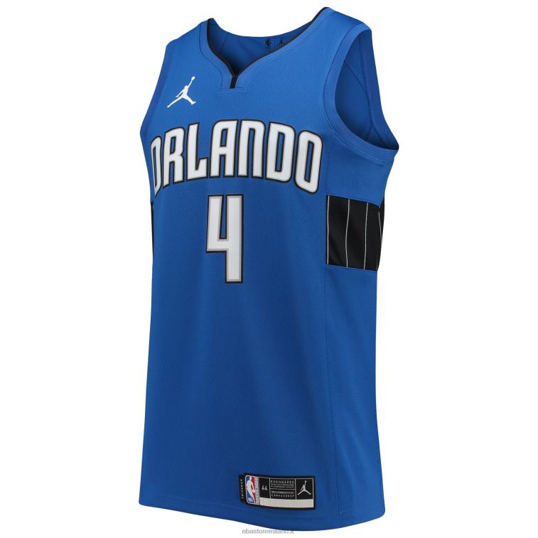 NBA 00F2L5707 orlando magic jalen suggerisce la maglia swingman blu di marca jordan