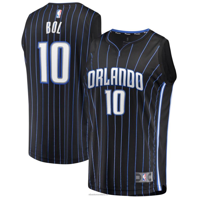 NBA 00F2L586 maglia orlando magic bol bol nera contropiede replica