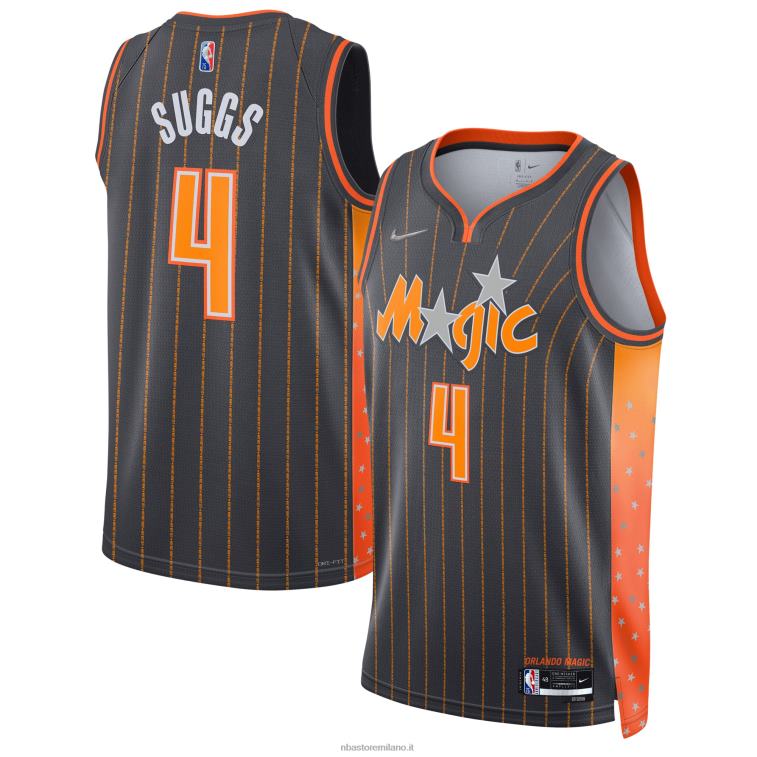 NBA 00F2L6131 orlando magic jalen suggerisce nike antracite swingman jersey