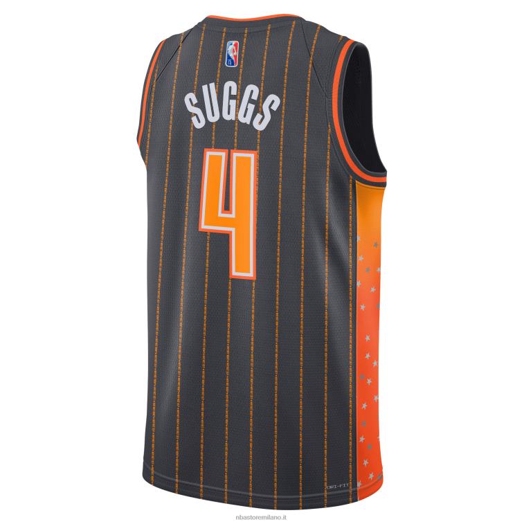 NBA 00F2L6131 orlando magic jalen suggerisce nike antracite swingman jersey