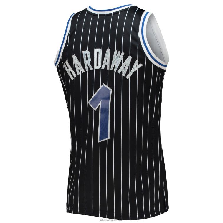 NBA 00F2L6311 orlando magic penny hardaway black hardwood classics maglia swingman diamante 75° anniversario