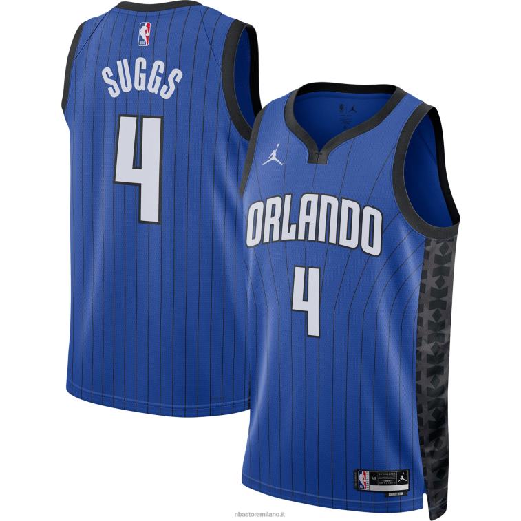 NBA 00F2L7868 orlando magic jalen suggerisce la maglia swingman blu di marca jordan