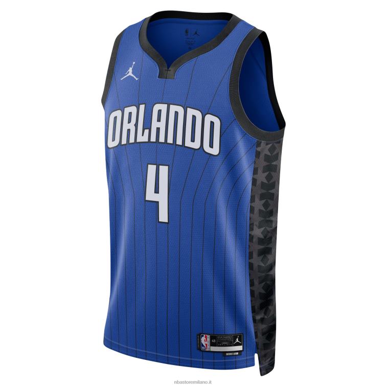 NBA 00F2L7868 orlando magic jalen suggerisce la maglia swingman blu di marca jordan