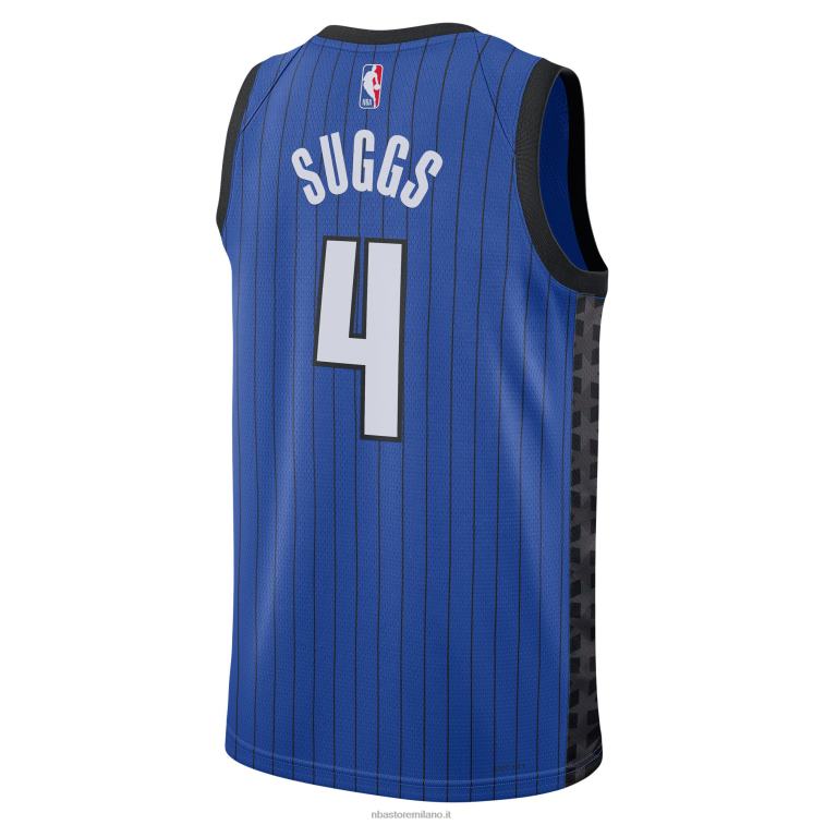 NBA 00F2L7868 orlando magic jalen suggerisce la maglia swingman blu di marca jordan