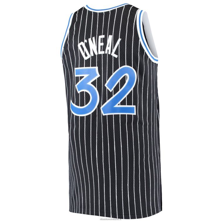 NBA 00F2L894 orlando magic shaquille o\'neal mitchell & ness black big & tall maglia classica in legno duro