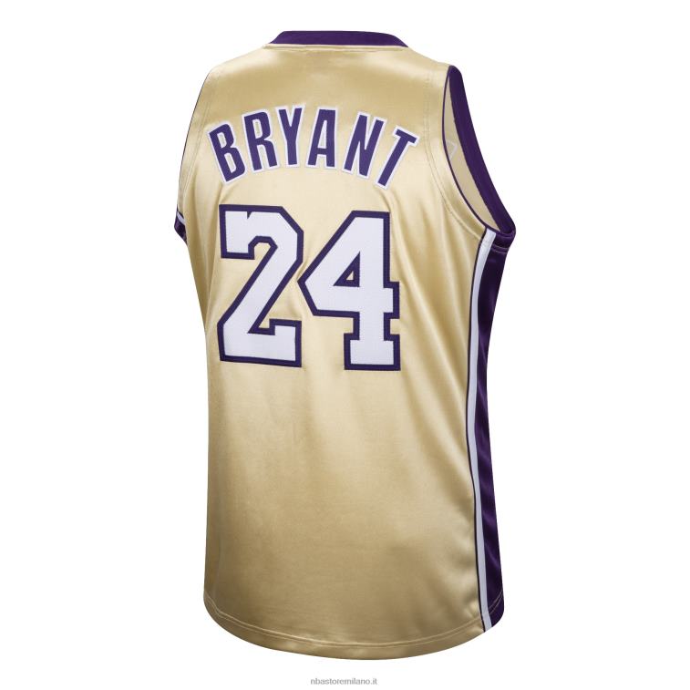 NBA 00F2L1200 los angeles lakers kobe bryant oro hall of fame classe del 2020 # 24 maglia in legno autentico