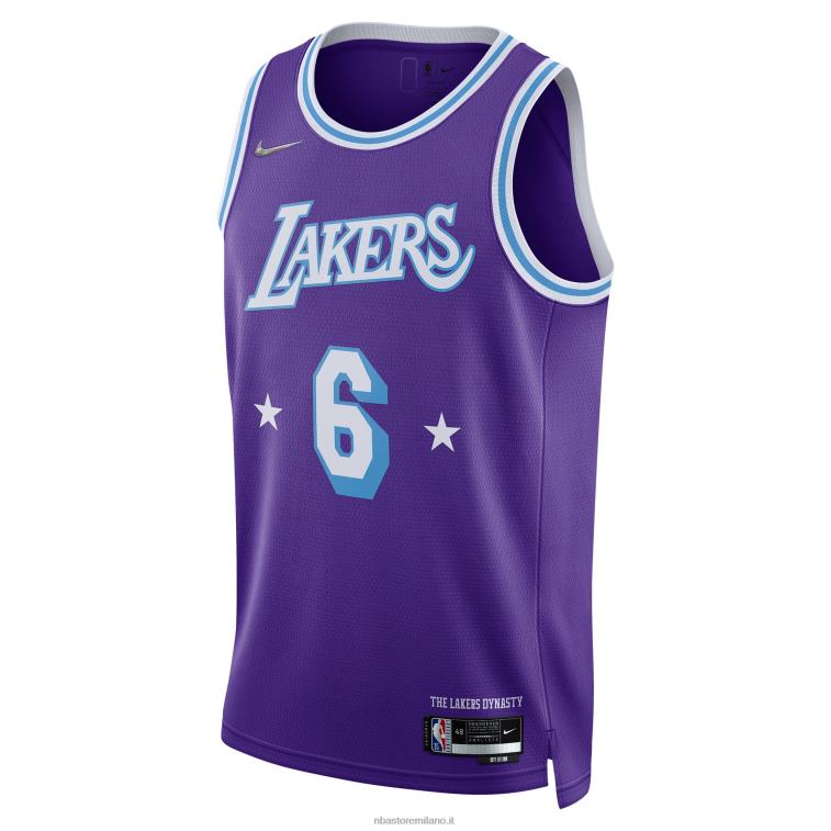 NBA 00F2L1431 los angeles lakers lebron james maglia viola swingman nike