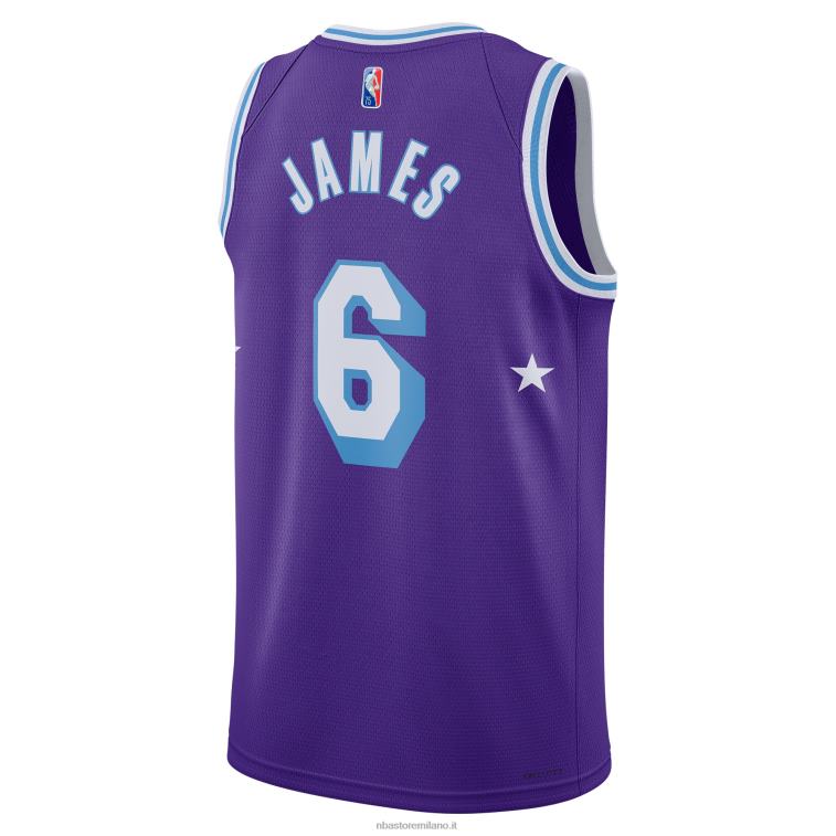 NBA 00F2L1431 los angeles lakers lebron james maglia viola swingman nike