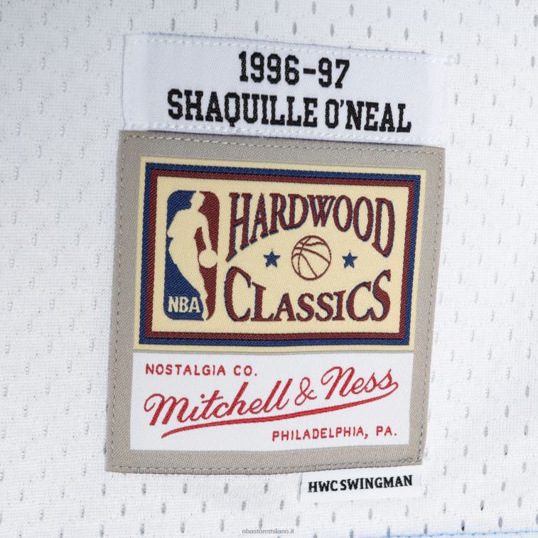NBA 00F2L150 los angeles lakers shaquille o\'neal maglia swingman divisa in legno duro classico blu polvere / bianco