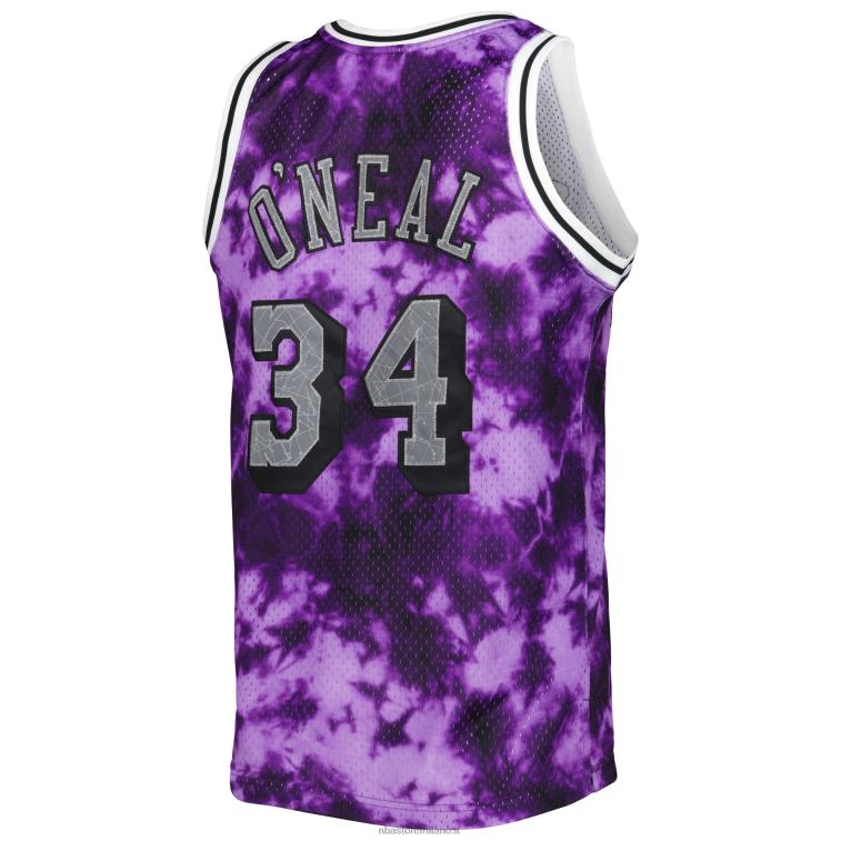 NBA 00F2L1620 los angeles lakers shaquille o\'neal mitchell & ness viola galassia swingman jersey