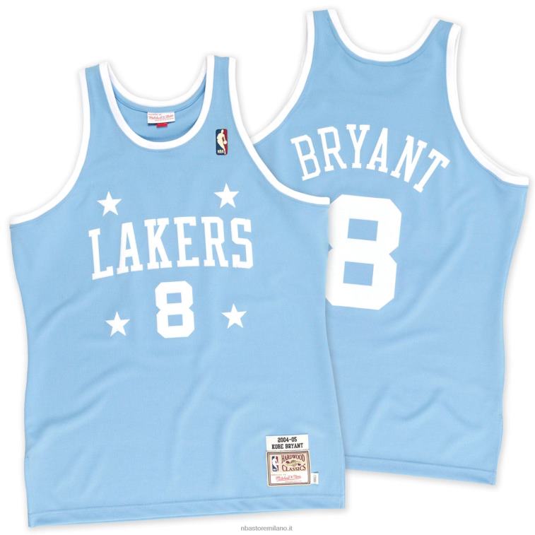NBA 00F2L2765 los angeles lakers kobe bryant mitchell & ness azzurro # 8 maglia autentica