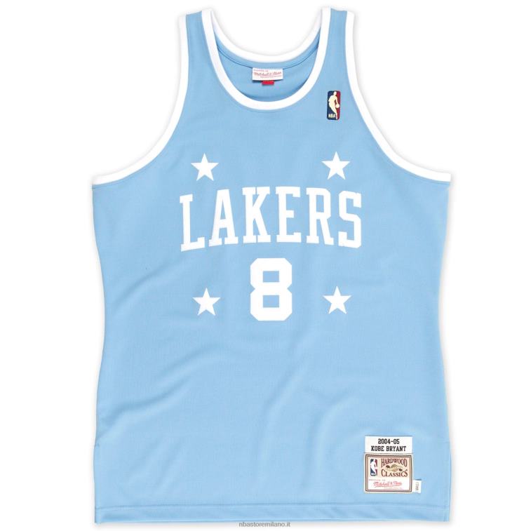 NBA 00F2L2765 los angeles lakers kobe bryant mitchell & ness azzurro # 8 maglia autentica