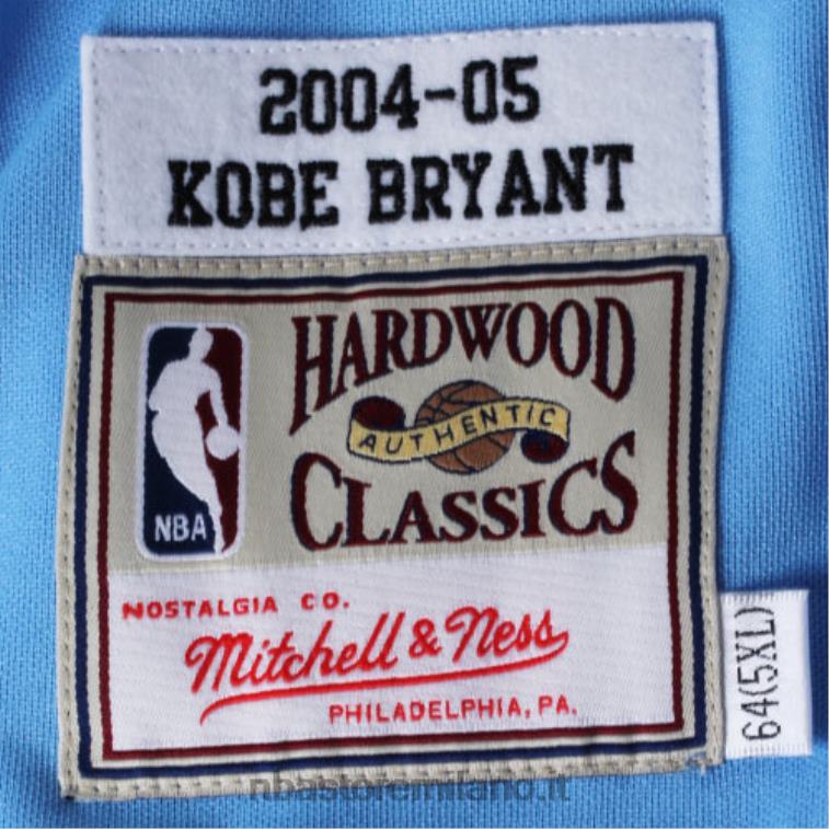 NBA 00F2L2765 los angeles lakers kobe bryant mitchell & ness azzurro # 8 maglia autentica