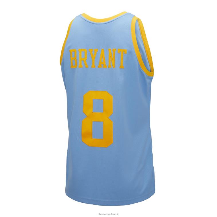 NBA 00F2L353 los angeles lakers kobe bryant mitchell & ness maglia autentica dei classici del legno duro blu chiaro