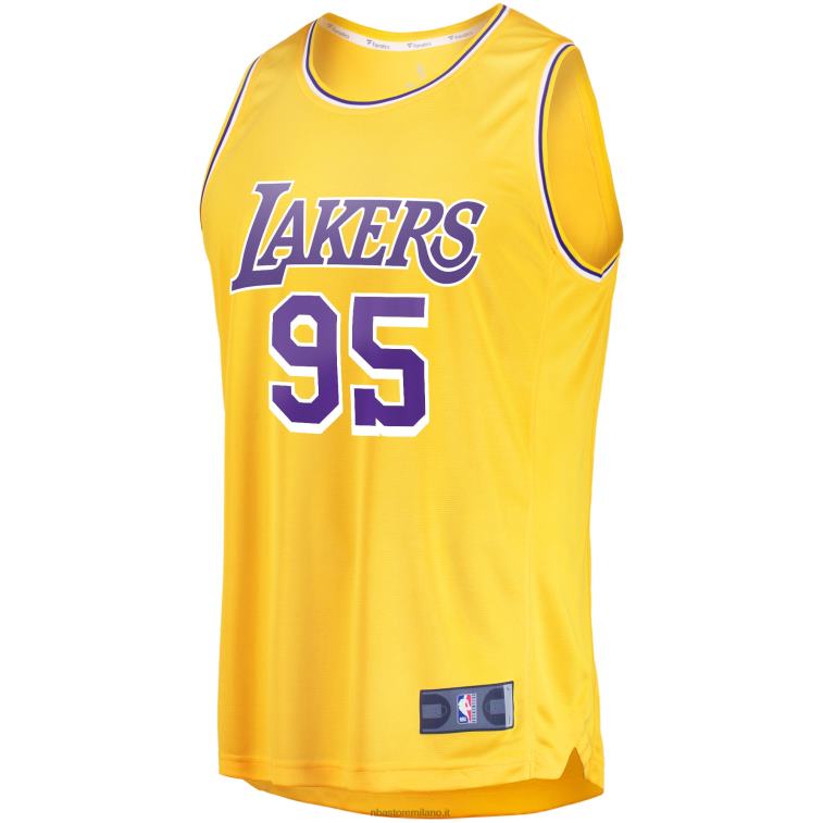 NBA 00F2L5712 los angeles lakers juan toscano-anderson maglia oro fast break replica