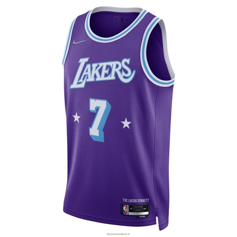 NBA 00F2L6929 los angeles lakers carmelo anthony nike maglia swingman viola