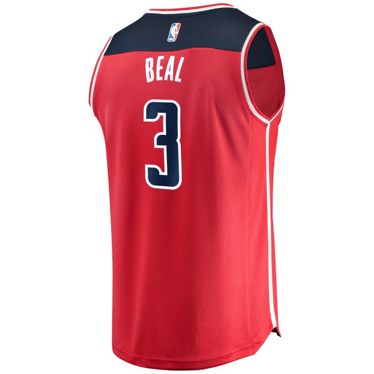 NBA 00F2L2643 Washington Wizards Bradley Beal Maglia giocatore contropiede rosso