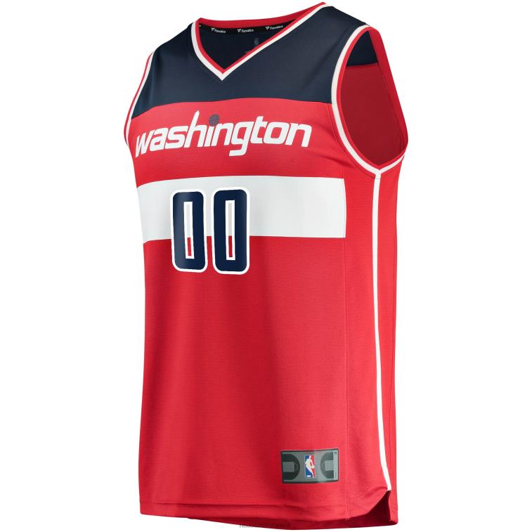 NBA 00F2L5814 maglia replica personalizzata dei Washington Wizards Red Fast Break