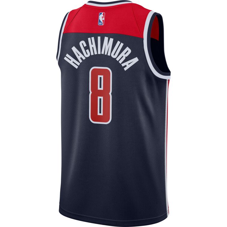 NBA 00F2L7827 Washington Wizards Rui Hachimura Jordan marca maglia da giocatore Swingman Navy