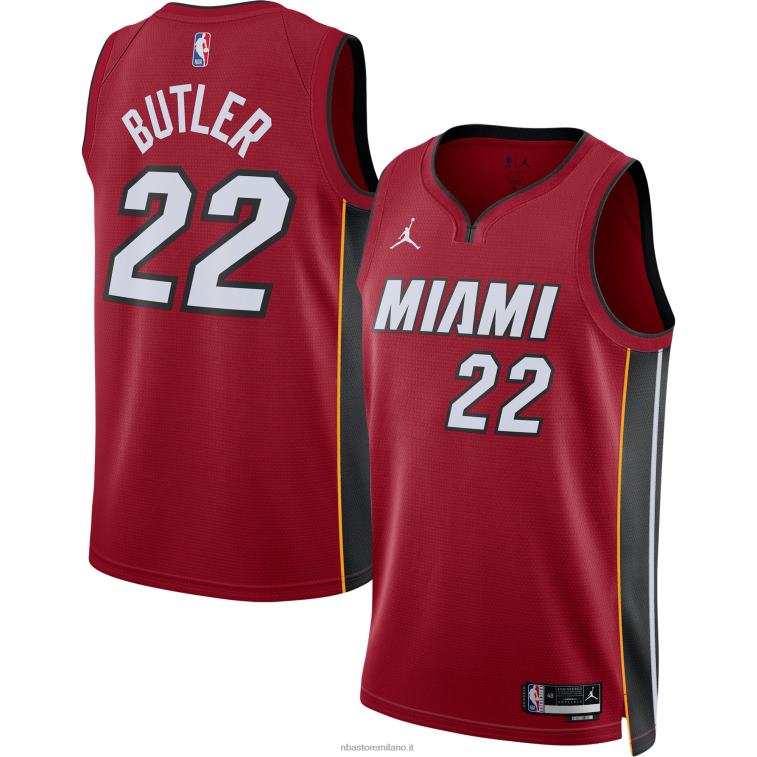 NBA 00F2L1008 miami heat jimmy butler jordan marca maglia rossa swingman