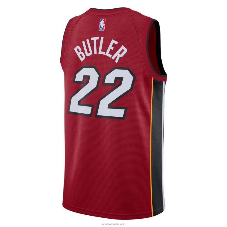 NBA 00F2L1008 miami heat jimmy butler jordan marca maglia rossa swingman