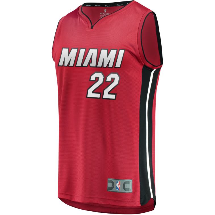 NBA 00F2L1028 miami heat jimmy butler maglia replica fast break rossa