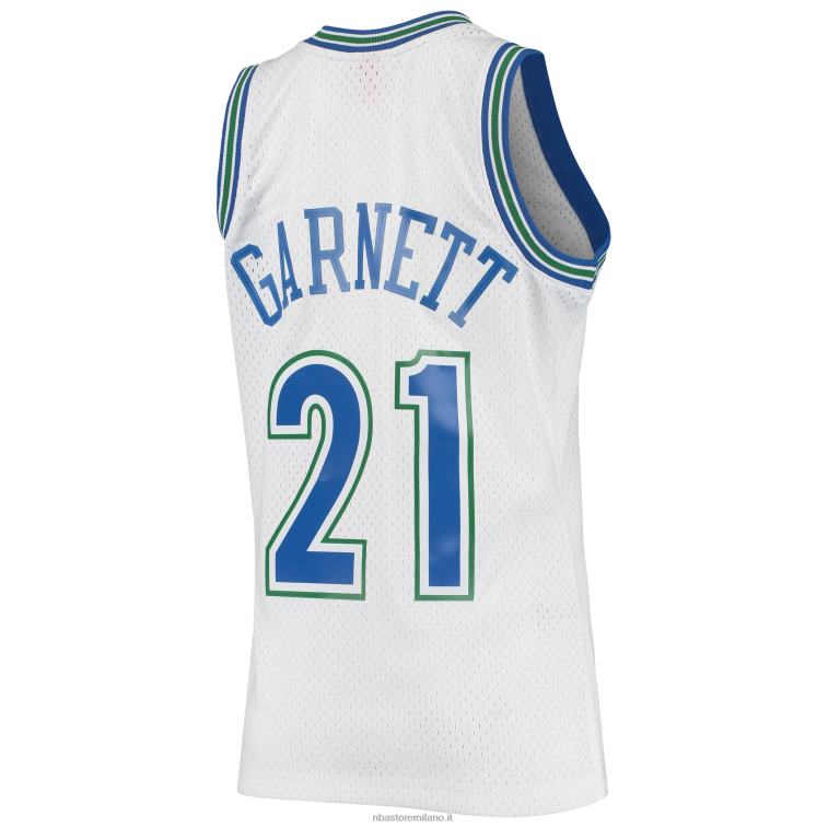 NBA 00F2L1156 Minnesota Timberwolves Kevin Garnett Mitchell & Ness White Hardwood Classics Swingman Jersey