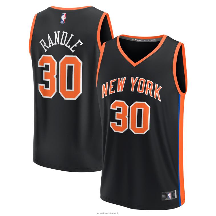 NBA 00F2L103 New York Knicks Julius Randle maglia fastbreak nera