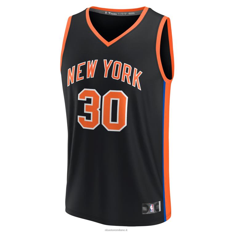 NBA 00F2L103 New York Knicks Julius Randle maglia fastbreak nera