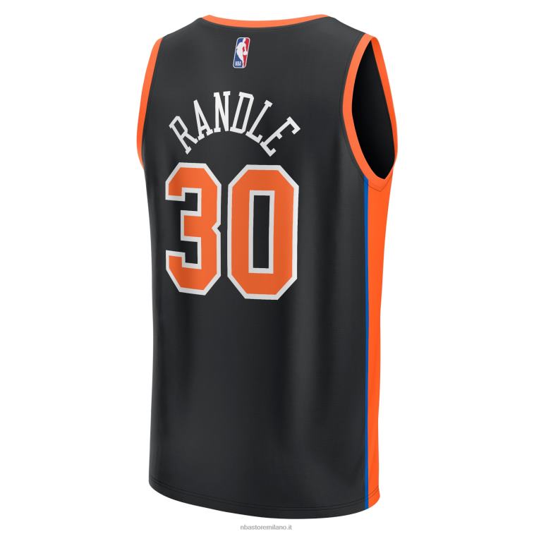 NBA 00F2L103 New York Knicks Julius Randle maglia fastbreak nera