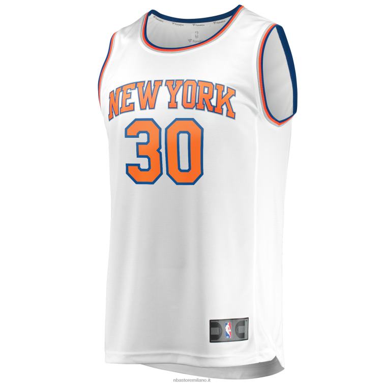 NBA 00F2L154 New York Knicks Julius Randle maglia bianca replica giocatore contropiede