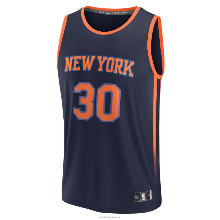 NBA 00F2L257 New York Knicks Julius Randle Navy Replica Fast Break Maglia