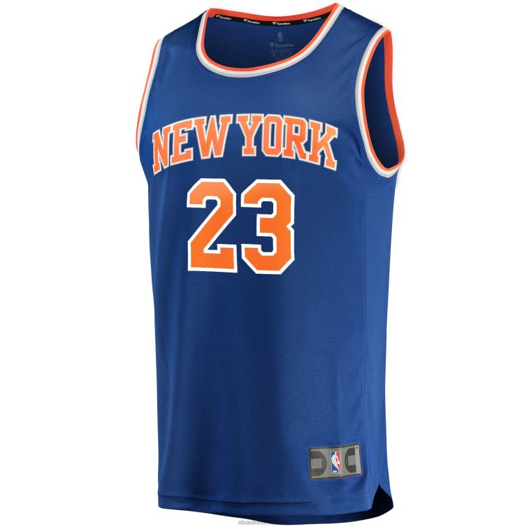 NBA 00F2L2584 New York Knicks mitchell robinson royal fast break replica maglia giocatore