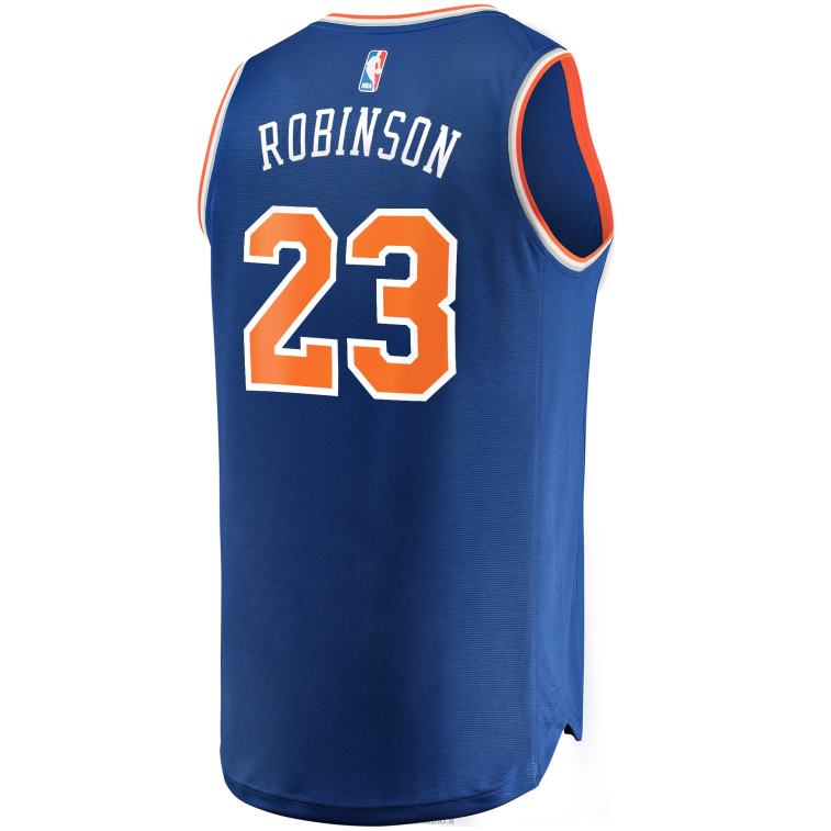 NBA 00F2L2584 New York Knicks mitchell robinson royal fast break replica maglia giocatore