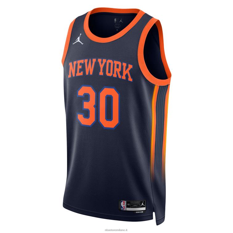 NBA 00F2L3739 New York Knicks Julius Randle Jordan marca maglia swingman navy