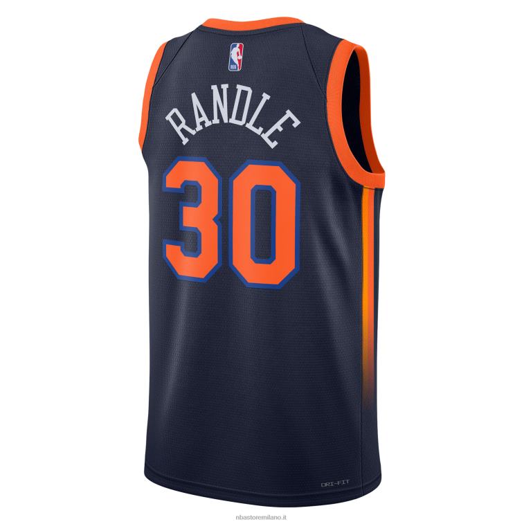 NBA 00F2L3739 New York Knicks Julius Randle Jordan marca maglia swingman navy