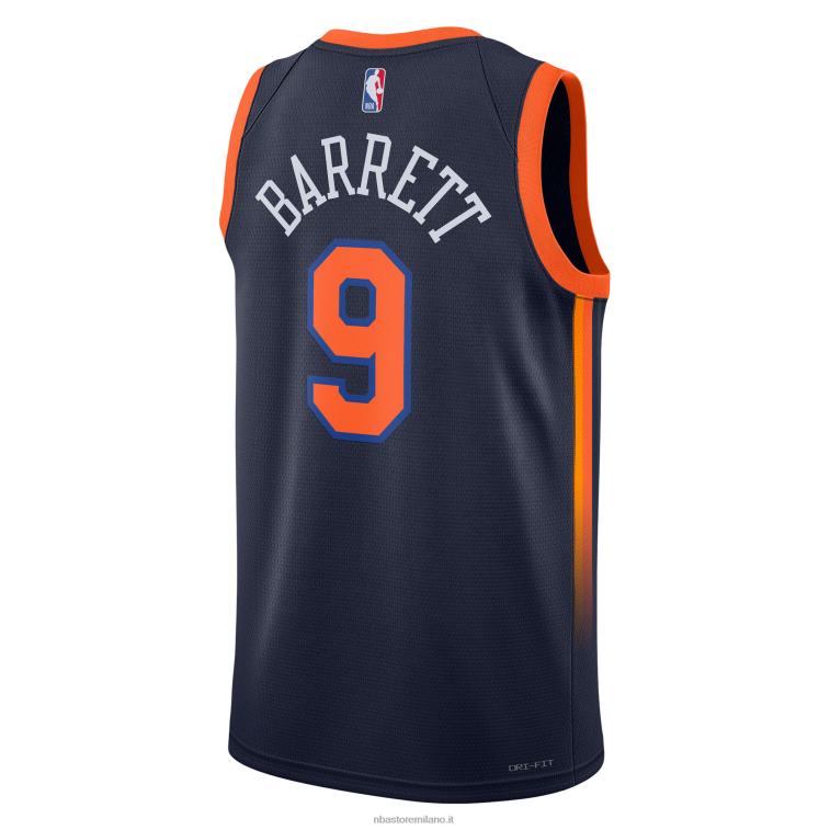 NBA 00F2L621 New York Knicks rj barrett jordan marca maglia swingman navy