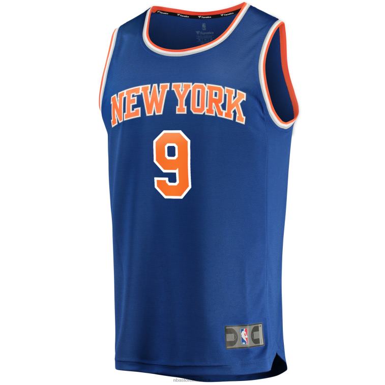 NBA 00F2L630 Maglia New York Knicks Rj Barrett Royal Fast Break Replica