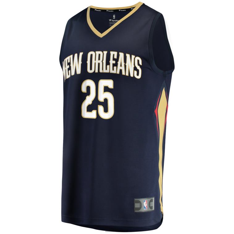 NBA 00F2L1056 maglia new orleans pellicans trey murphy iii navy replica fast break